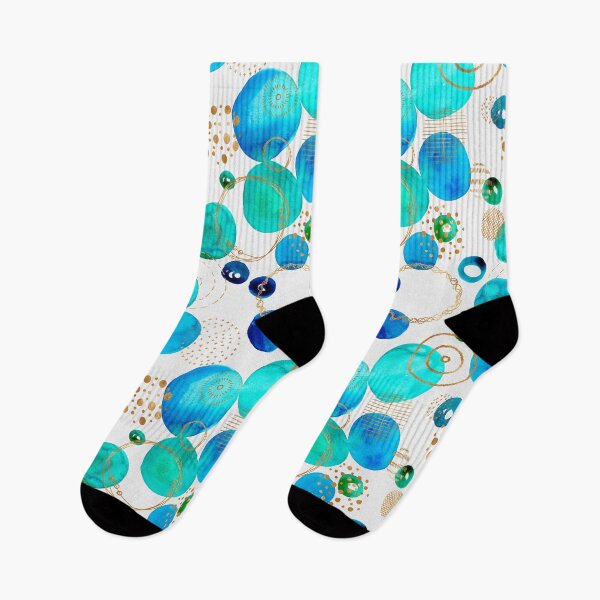 Item preview, Teal and Gold Circles designed and sold by RebeccaFlaherty.
