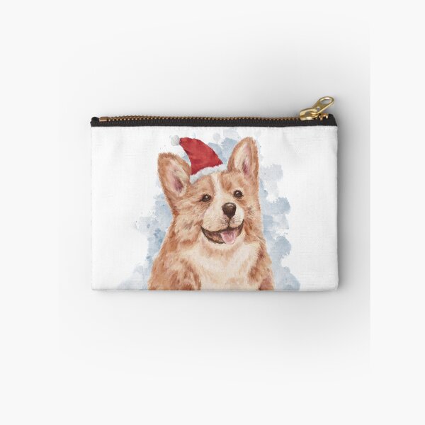 Item preview, Santa Happy Corgi Water Splash designed and sold by mofdeer10.