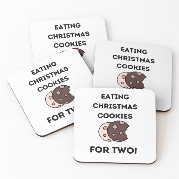 Item preview, Eating Christmas cookies for two designed and sold by Roxdesigns.