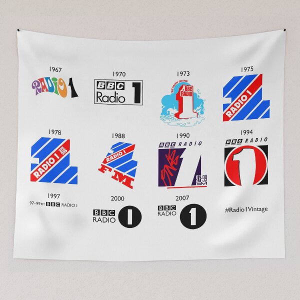 Item preview, beebthings Radio 1 Vintage designed and sold by Beeb Things.