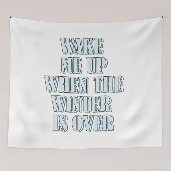 Item preview, Wake me up when the winter is over 1 designed and sold by Mandala & More.