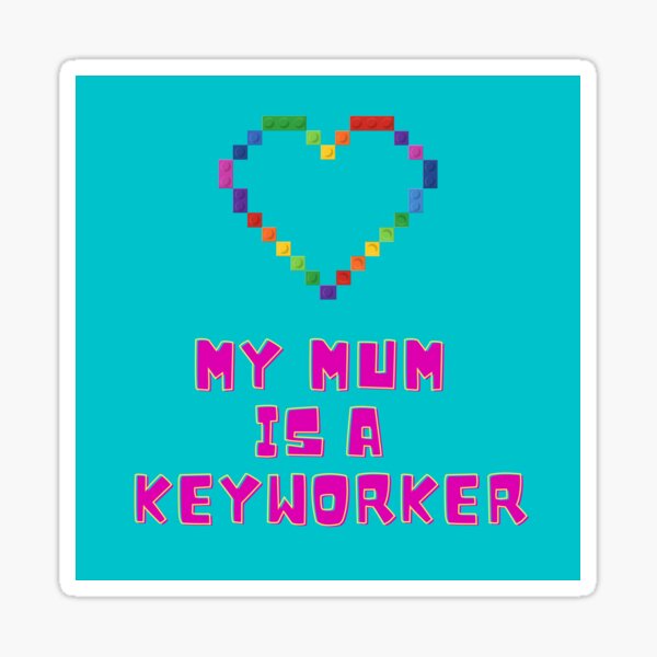 my-mum-is-a-keyworker-heart-message-with-bright-blue-background