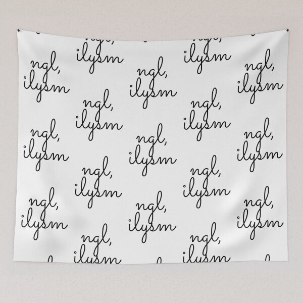 Item preview, Ngl ilysm, not gonna lie, i love you so much designed and sold by ItsMemeMachine.