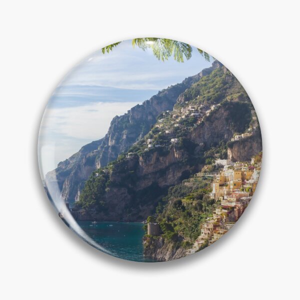 Item preview, Vista aérea de la ciudad de Positano en la costa de Amalfi, Italia. designed and sold by Rrrainbow.