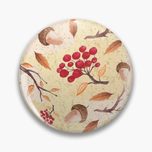 Item preview, Autumn Leaves Acorn Pattern designed and sold by PlusAdore.