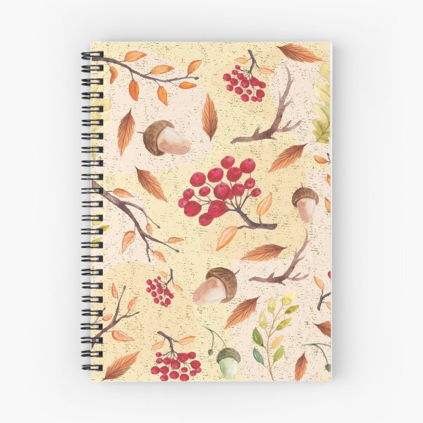 Item preview, Autumn Leaves Acorn Pattern designed and sold by PlusAdore.