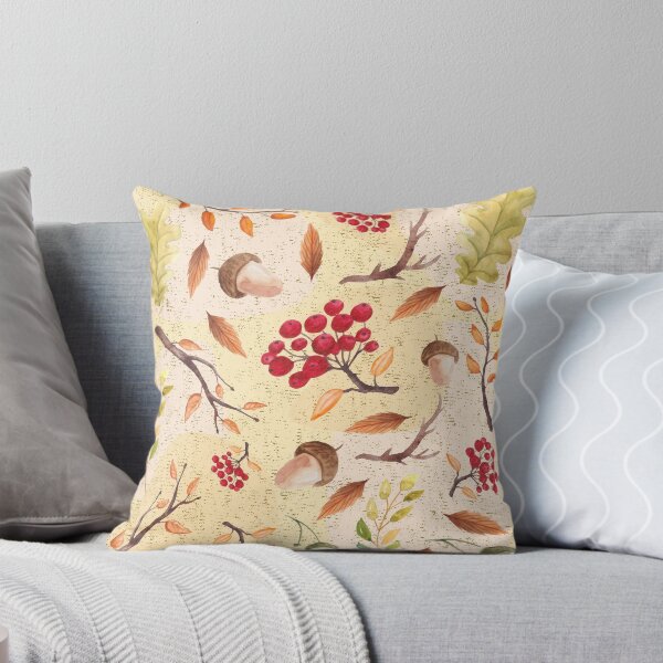 Item preview, Autumn Leaves Acorn Pattern designed and sold by PlusAdore.
