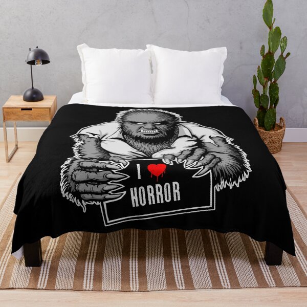 Item preview, I Love Horror Werewolf Monster designed and sold by GrandeDuc.