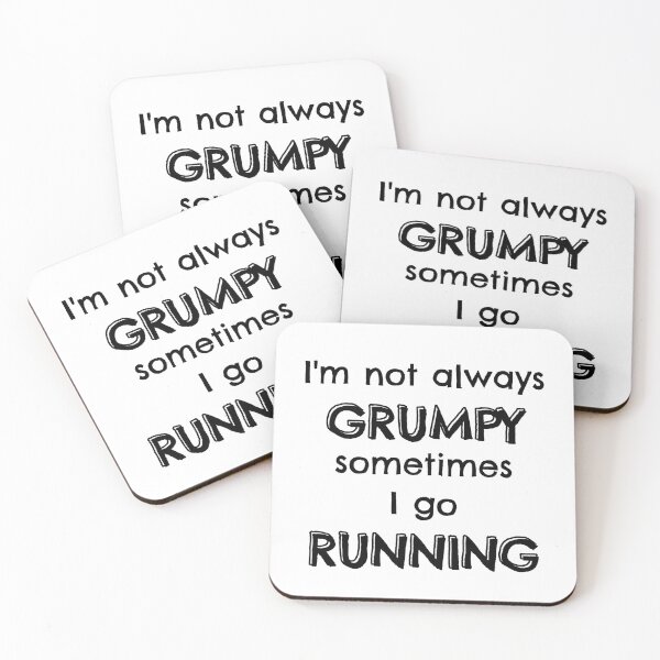 Item preview, I'm not always grumpy sometimes I go running designed and sold by TheGreenGoat.