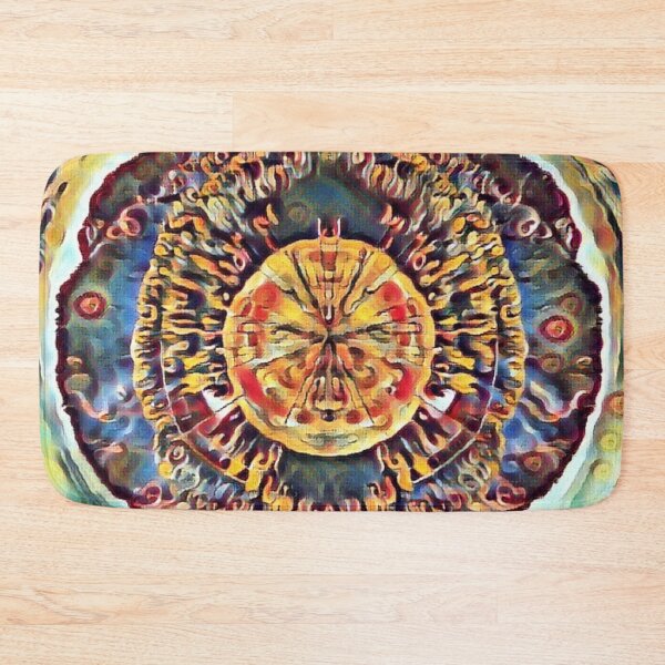 Item preview, Abstract Sun fire yellow and blue designed and sold by Digibee.