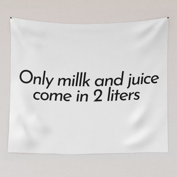 Item preview, Only Milk and Juice come in 2 liters  designed and sold by PeterSS.