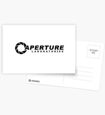 Aperture Science logo Postcards