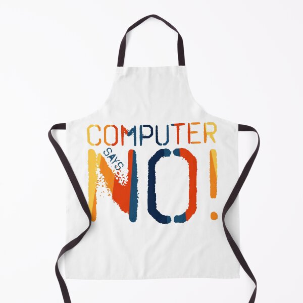 Item preview, Computer says no - Retro designed and sold by Strawberry Spiced Designs.