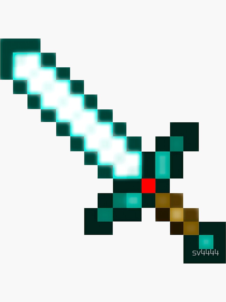 Minecraft Diamond Sword PNG Images & PSDs for Download