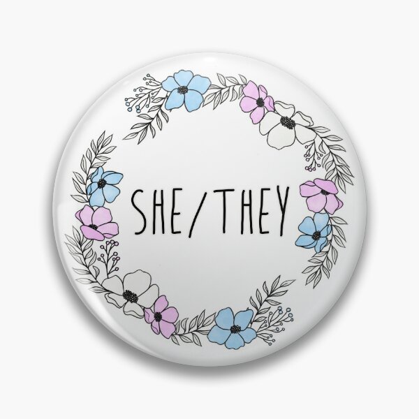 Item preview, She / They - Trans Flag designed and sold by autumn-leave.