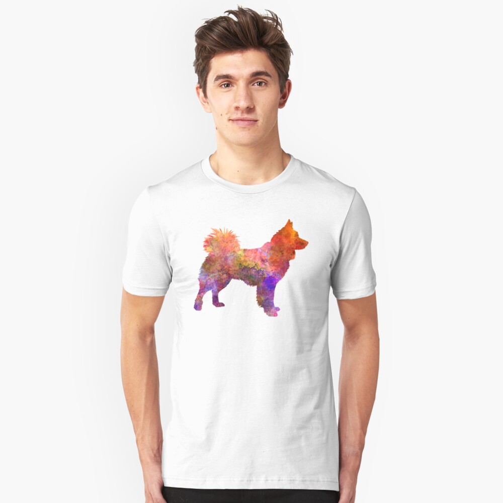 Download "Icelandic Sheepdog in watercolor" T-shirt by paulrommer | Redbubble