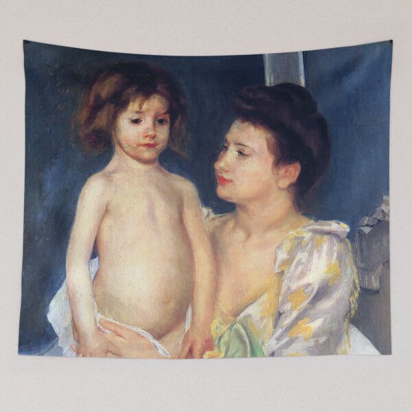 Item preview, Kid Being Dried by His Mother By Mary Cassatt designed and sold by sunny-007.