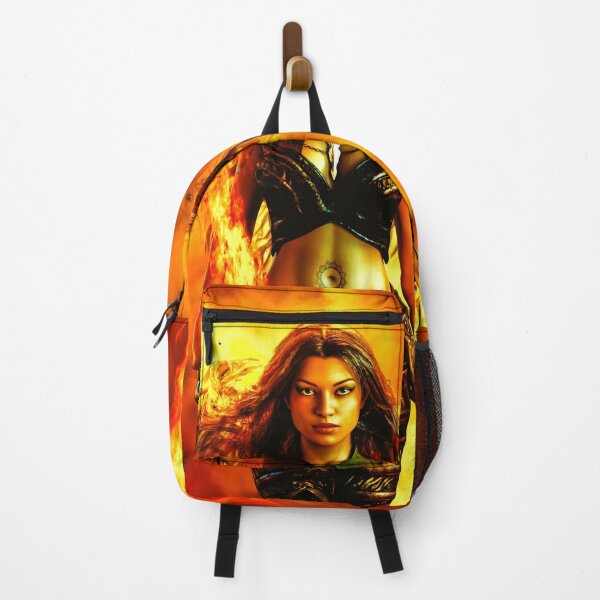 Item preview, Playing with Fire. Female warrior walking through fire and water designed and sold by Samantha Wells.