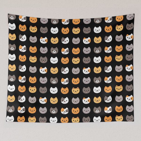 Item preview, Sweet Happy Cub Kittens - Cats Pattern designed and sold by Chaotic Neutral.
