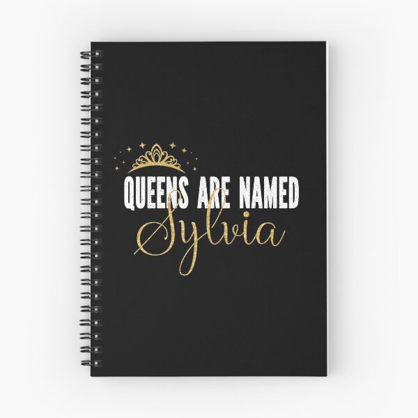 Item preview, Queens Are Named Sylvia Personalized First Name Girl print designed and sold by Grabitees.