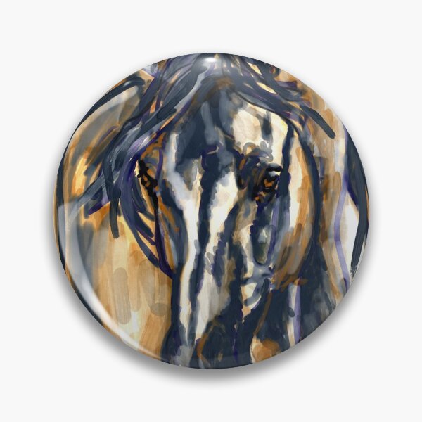 Item preview, Blue Horse  designed and sold by GreenBearArt.
