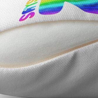 Alternate view of Computer says no - Rainbow Floor Pillow