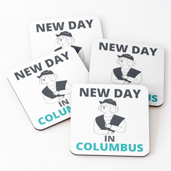 Item preview, new day in columbus designed and sold by BousboulaStorie.