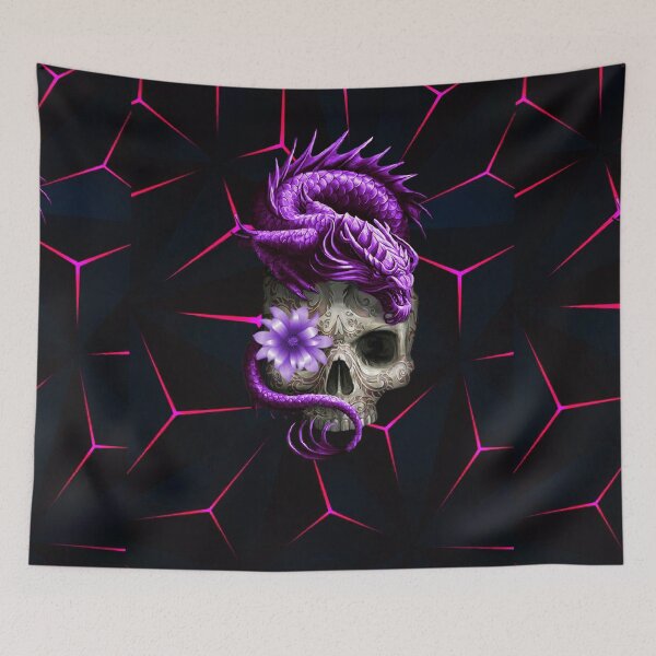 Item preview, Skull and dragon designed and sold by Gothic Fantasy.