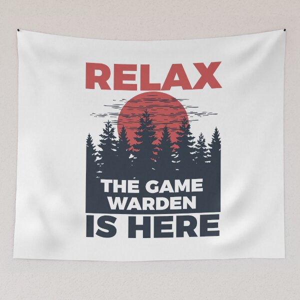 Item preview, Relax Game Warden is here designed and sold by Teelogic.