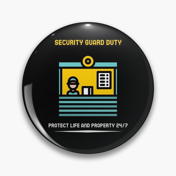 Item preview, Security Guard Duty Protect Life And Property 24/7 designed and sold by darknessjeff86.