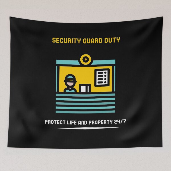 Item preview, Security Guard Duty Protect Life And Property 24/7 designed and sold by darknessjeff86.