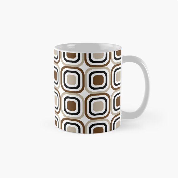 Item preview, Brown & black mod geometric pattern designed and sold by RoyalPeople.