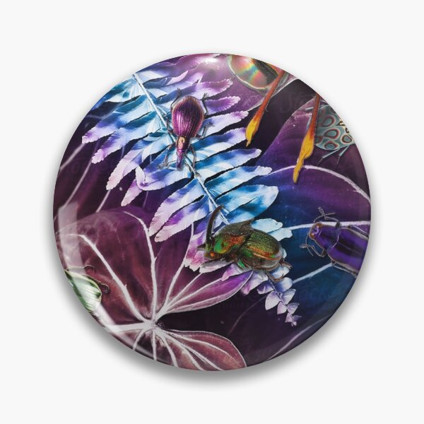 Item preview, Beetle Coleoptera and Moth Butterfly - Botanical Plants and Insect Design Composition designed and sold by spikemet.