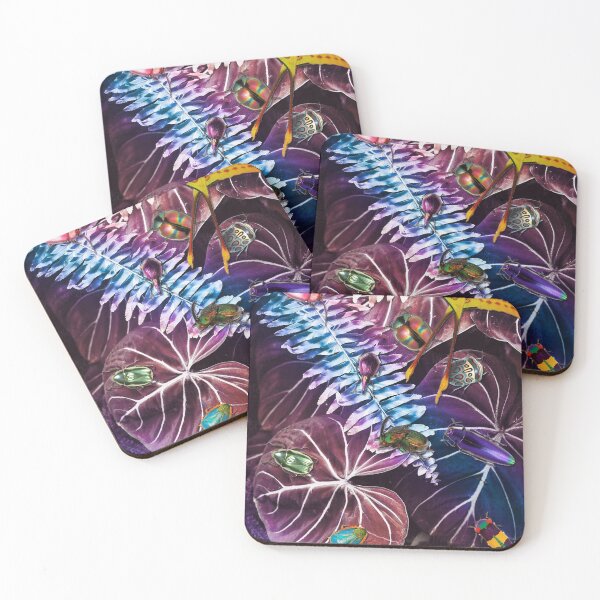 Item preview, Beetle Coleoptera and Moth Butterfly - Botanical Plants and Insect Design Composition designed and sold by spikemet.