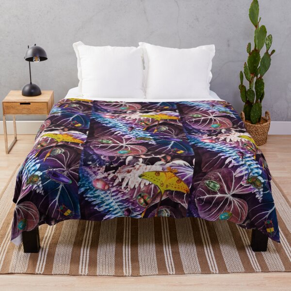 Item preview, Beetle Coleoptera and Moth Butterfly - Botanical Plants and Insect Design Composition designed and sold by spikemet.