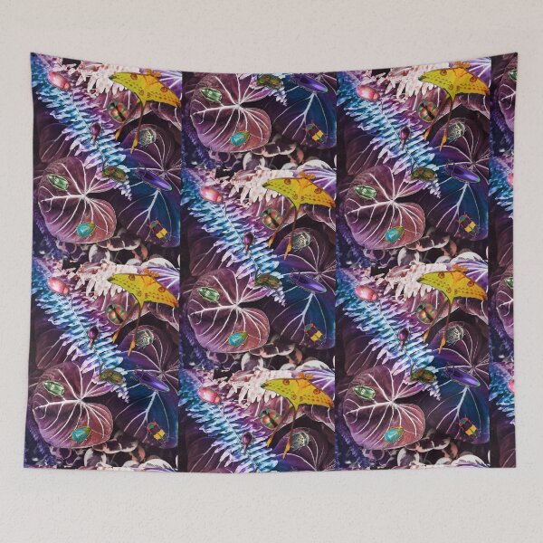 Item preview, Beetle Coleoptera and Moth Butterfly - Botanical Plants and Insect Design Composition designed and sold by spikemet.