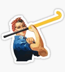 We Can Do It! Field Hockey! Sticker