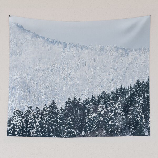 Item preview, Winter Forest - Spruce Trees Covered with Snow designed and sold by SeaAndLight.