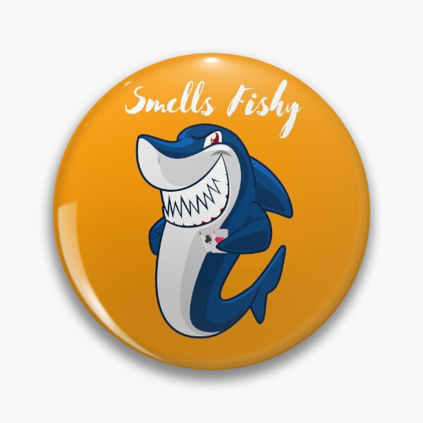 Item preview, Smells Fishy! Hungry Shark is looking for fish. designed and sold by Poker Gifts.