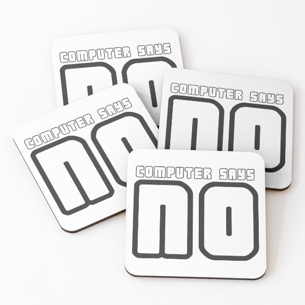 Item preview, Computer says no - BOLD designed and sold by Strawberry Spiced Designs.