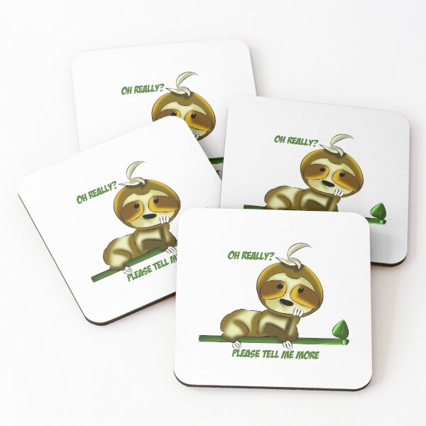 Item preview, sloth designed and sold by Jelena Tomic.