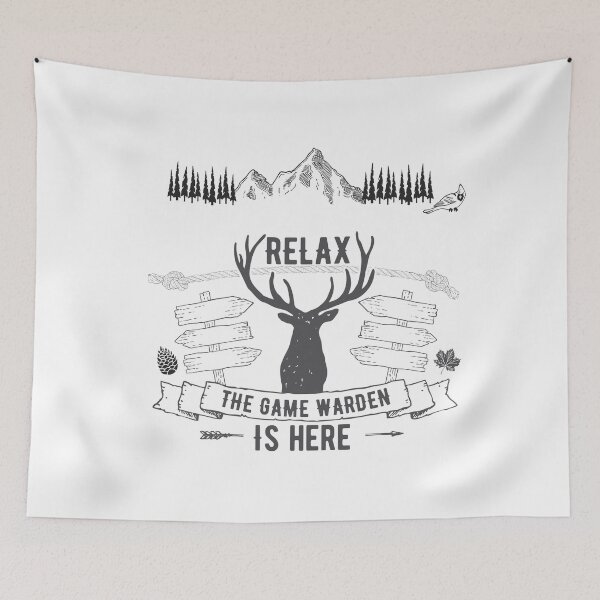 Item preview, Relax Game Warden is here designed and sold by Teelogic.