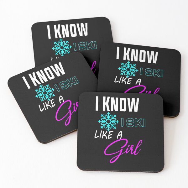 Item preview, I Know I Ski Like A Girl Try To Keep Up cold 1 designed and sold by outmaneljalili.
