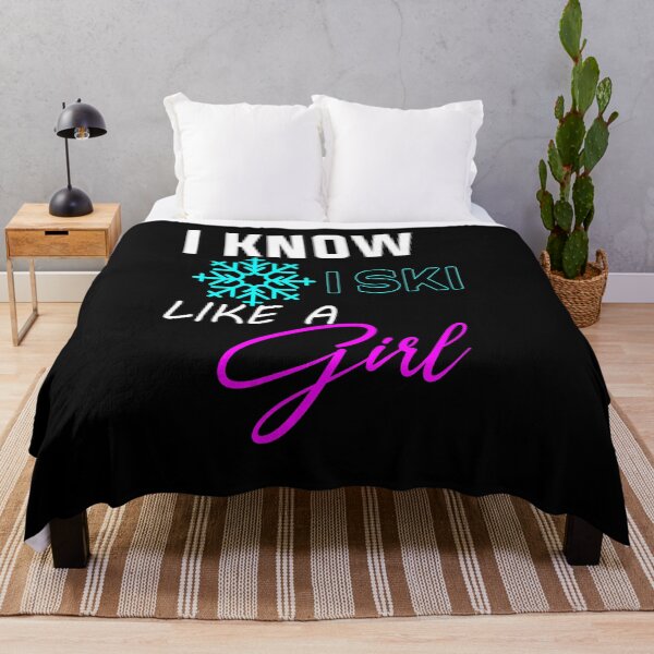 Item preview, I Know I Ski Like A Girl Try To Keep Up cold 1 designed and sold by outmaneljalili.