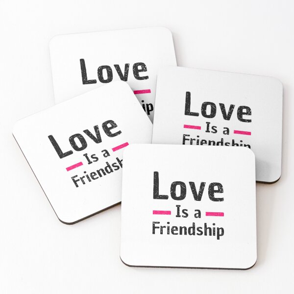 Item preview, Love is Friendship Quote designed and sold by FrankOliver.