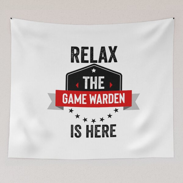 Item preview, Relax Game Warden is here designed and sold by Teelogic.
