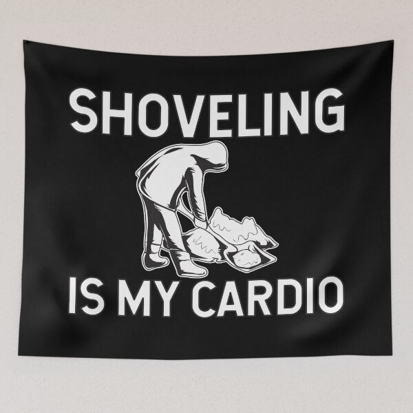 Item preview, Shoveling Is My Cardio designed and sold by teesaurus.
