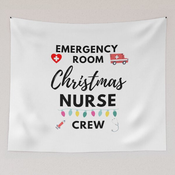 Item preview, Emergency Room Nurse Christmas Crew designed and sold by MariusMunteanu.