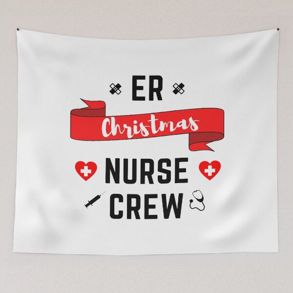 Item preview, Emergency Room Nurse Christmas Crew designed and sold by MariusMunteanu.
