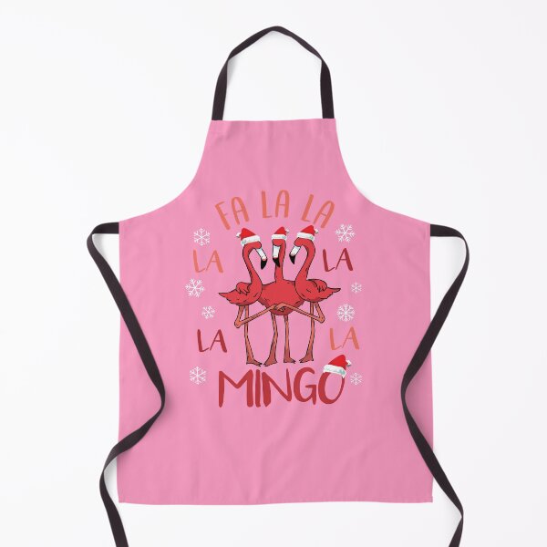 Item preview, Fa La La La Mingo Flamingo Christmas Present designed and sold by EllenTune.